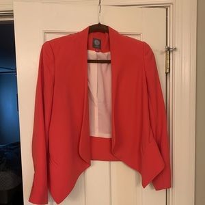 Vince Camuto Open Front Shawl Collar Blazer